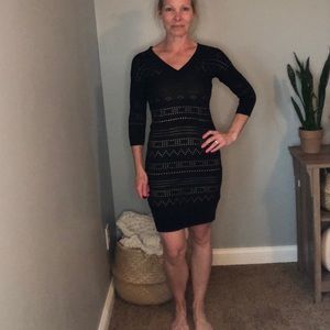 Catherine Malandrino small little black dress 2 piece